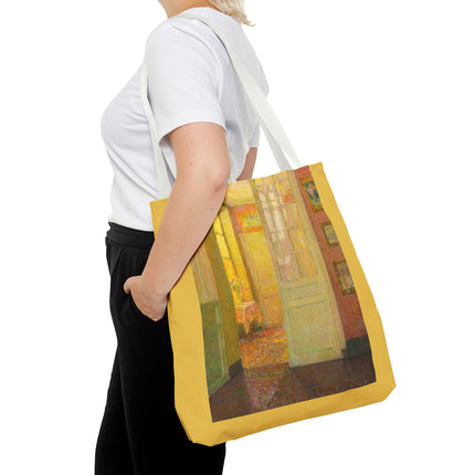 Interior, Window Light by Henri Le Sidaner Tote Bag (AOP)
