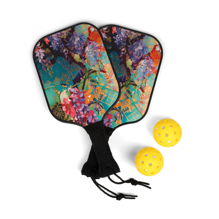 Golden Wisteria Symphony Pickleball Kit