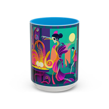 Dance of the Skeleton Ballerinas Colorful Mugs (11oz, 15oz)