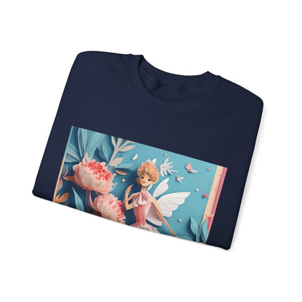 Peony Fairy Unisex Heavy Blend™ Crewneck Sweatshirt