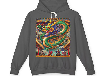Tibetan Dragon Over Kabuki Duel Hoodie