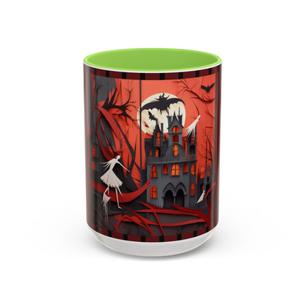 Halloween Night Scene Colorful Mugs (11oz, 15oz)