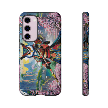 Cyberpunk Samurai Owl Phone Cases