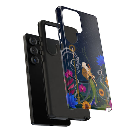 🌙🕯️ The Lady Of The Midnight Garden Phone Case – Art Deco Nocturne