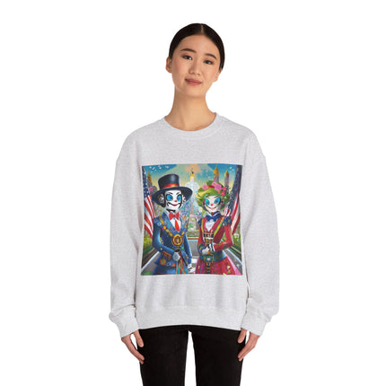 Cyber Punk Warrior Robots Unisex Heavy Blend™ Crewneck Sweatshirt