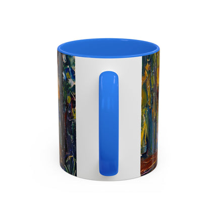 In the Park of St. Cloud by Wassily Kandinsky Colorful Mugs (11oz, 15oz)