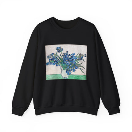 Irises by Vincent Van Gogh Heavy Blend™ Crewneck Sweatshirt