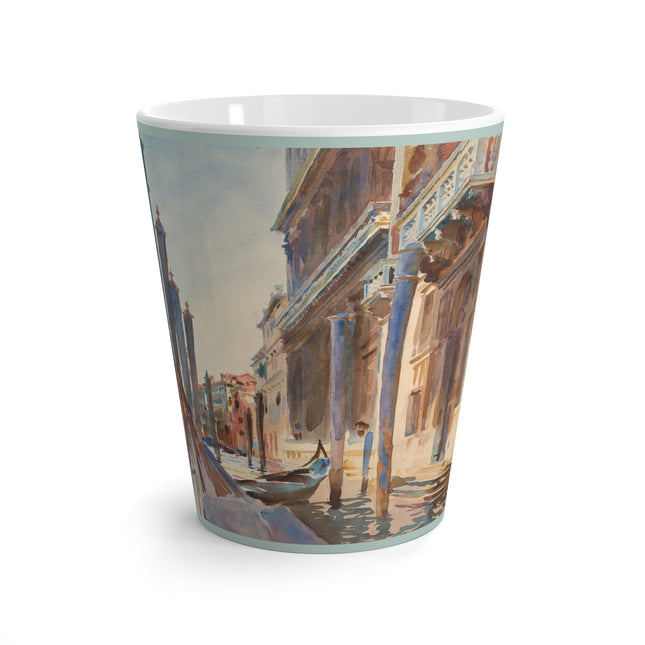Gondola Moorings on the Grand Canal by John Singer Sargent Latte Mug