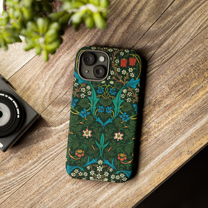 Tulip by William Morris Phone Cases