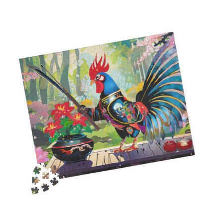 Cyberpunk Rooster Puzzle (110, 252, 520-piece)