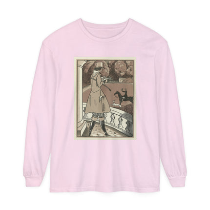 Amazone by Fernand Siméon Unisex Garment-dyed Long Sleeve T-Shirt