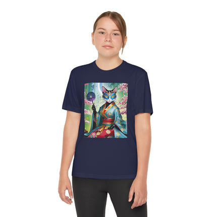 Cyberpunk Geisha Youth Competitor Tee