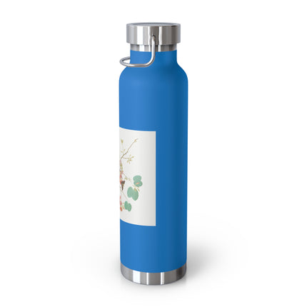Orange-Headed Ground Thrush by Shaikh Zain al–Din Copper Vacuum Insulated Bottle, 22oz
