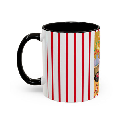 Art Deco Christmas Colorful Mugs (11oz, 15oz)