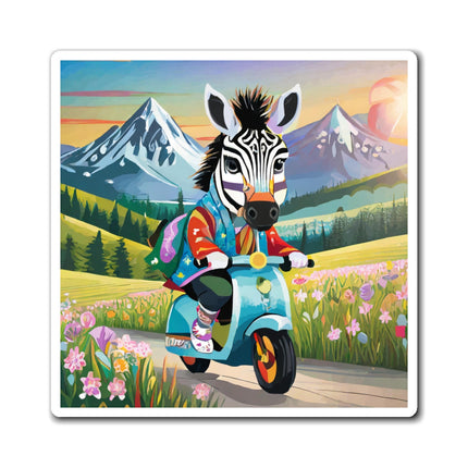 Stripes on Wheels Magnet (3 Sizes)