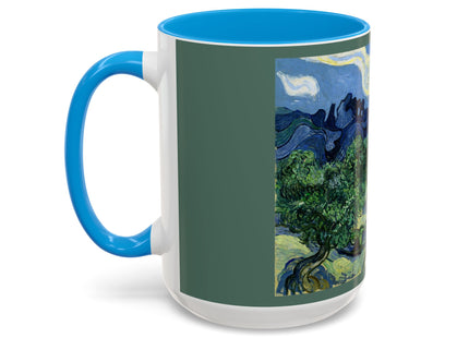 Olive Trees by Vincent Van Gogh Colorful Mugs (11oz, 15oz)
