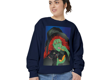 Mirror, Mirror A Witch's Touch Unisex Garment-Dyed Sweatshirt