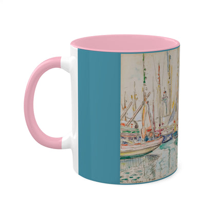 Groix by Paul Signac Colorful Mugs, 11oz