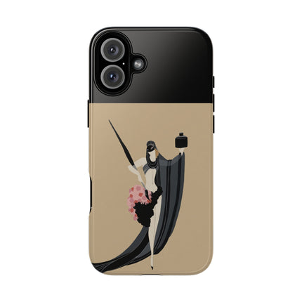 Dancer with Ink & Blossoms Phone Case – Elegant Grace & Artistic Poise