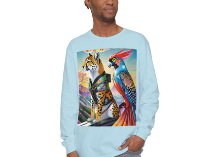 Cybernetic Duets Garment-dyed Long Sleeve T-Shirt