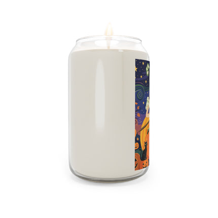 🧙‍♀️🎃 The Witch Of Pumpkin Moon Hollow Scented Soy Candle – Whimsical Halloween Magic