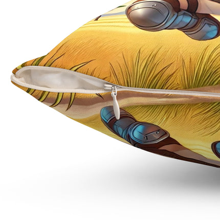 Swift Cheetah Spun Polyester Square Pillow