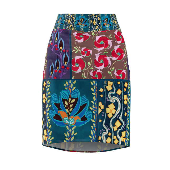 Floral Pattern by Emile-Alain SéguyWomen's Pencil Skirt (AOP)