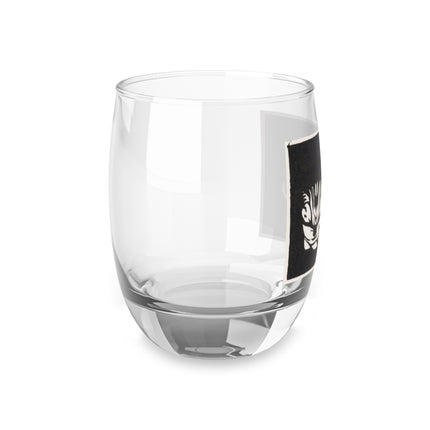 December (Cat Lying) by Anna Julia de Graag Whiskey Glass