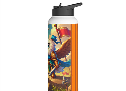 Watchful Guardian Stainless Steel Water Bottle, Standard Lid