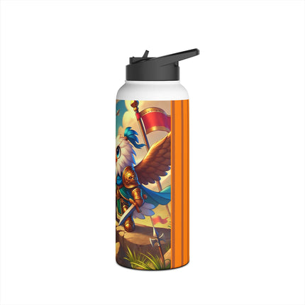 Watchful Guardian Stainless Steel Water Bottle, Standard Lid