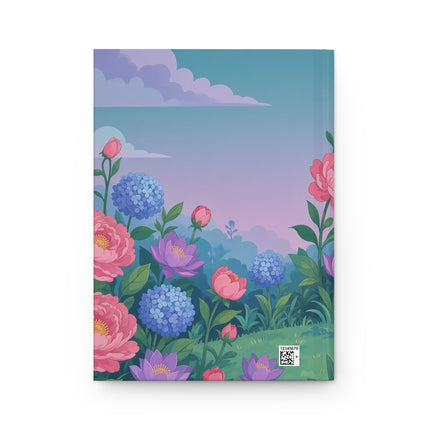 🌹🎭 The Lady Of The Rose Masquerade Garden Hardcover Journal – Art Deco Floral Elegance