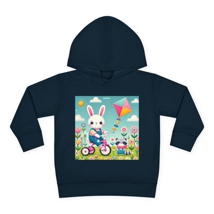 Breezy Meadow Ride Toddler Pullover Fleece Hoodie