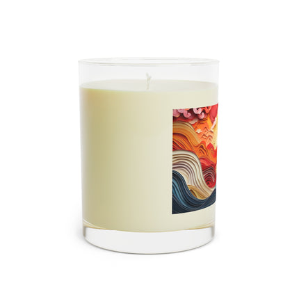 Vibrant Sunrise Sky Scented Candle - Full Glass, 11oz - The White Tea & Fig, The Lavender & Sage, and The Ocean Mist & Moss