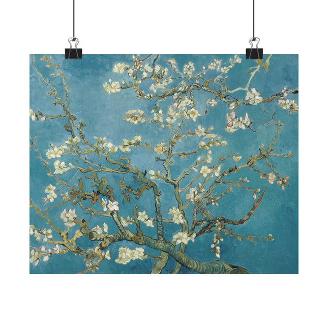 Almond Blossom by Vincent van Gogh Matte Horizontal Posters