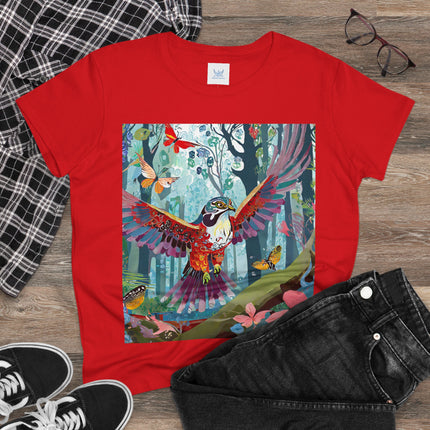 A Colorful Raptor Cotton Tee