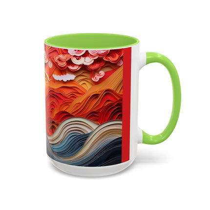 Vibrant Sunrise Sky Colorful Mugs (11oz, 15oz)