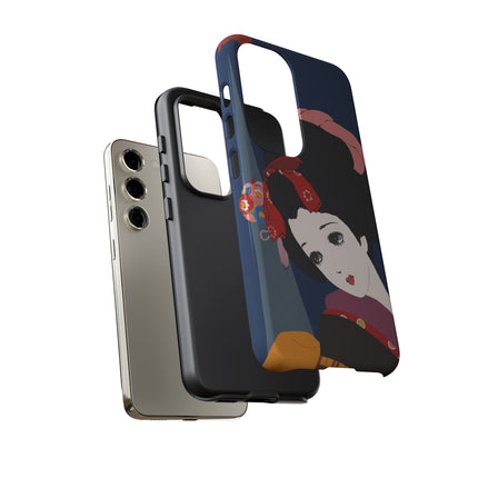 Geisha Portrait Phone Case – Elegant Beauty & Timeless Grace