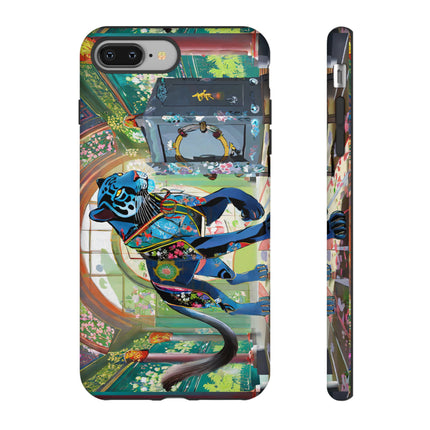 Cyber Panther's Hunt Phone Cases
