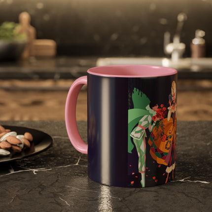 Moonlit Masquerade: The Fairy Queen's Ball Colorful Mug (11oz, 15oz) – Fairy Tale Elegance, Fantasy Charm & Enchanted Style