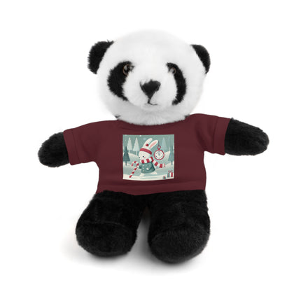 Candy Cane Timekeeper Bunny Stuffed Animals with Tee