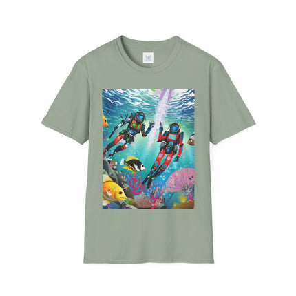 FBI Robot Dive Team Softstyle T-Shirt