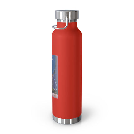Smoke and Secrets: A Glamorous Encounter in Prohibition Era Copper Vacuum Insulated Bottle, 22oz