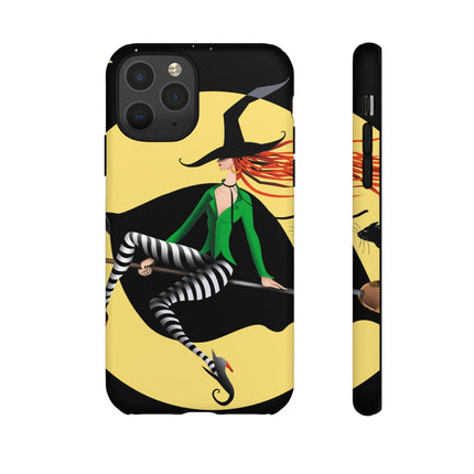 A Witch’s Moonlit Flight Phone Cases