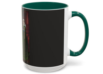 Arnolfini Portrait by Jan Van Eyck Colorful Mugs (11oz, 15oz)