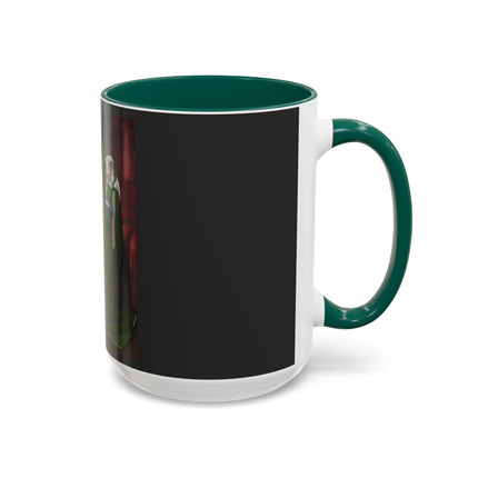 Arnolfini Portrait by Jan Van Eyck Colorful Mugs (11oz, 15oz)