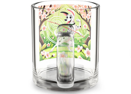 Dalmatian Dance in Glass Mug, 10oz