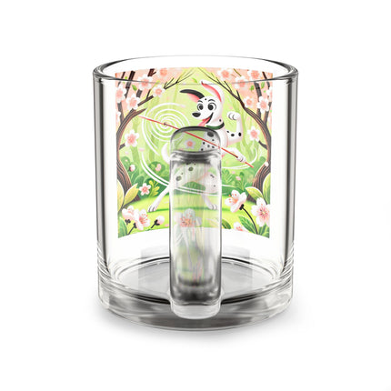 Dalmatian Dance in Glass Mug, 10oz