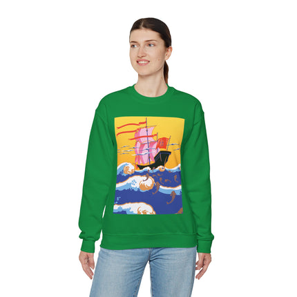 Golden Seas and Whimsical Dreams Heavy Blend™ Crewneck Sweatshirt