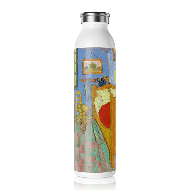 The Bedroom by Vincent van Gogh Slim Water Bottle
