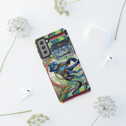 Cyber Panther's Hunt Phone Cases